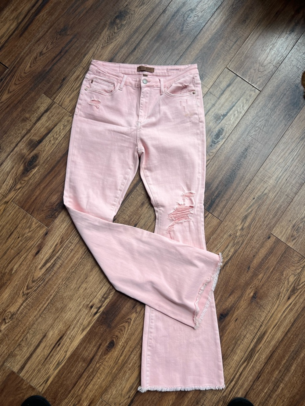 Judy Blue Pink Distressed High-Rise Women’s Jeans